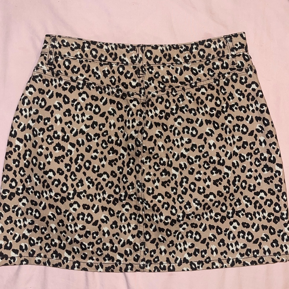 TOP SHOP EUC leopard Skirt - Picture 4 of 5